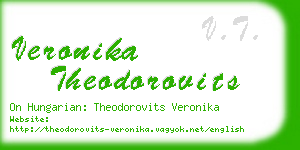 veronika theodorovits business card